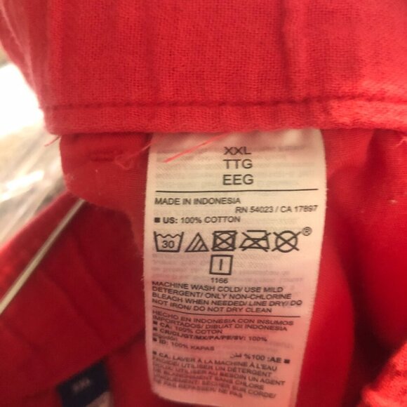 Old Navy pink drawstring 5 inch cotton shorts w/ pockets very comfortable sx XXL - Picture 5 of 5